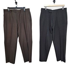 Perry Ellis Portfolio Louis Raphael Dress Pant Men Size 38 x 30 Classic Workwear
